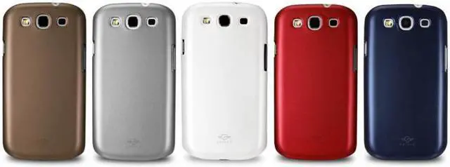 Alt view image 2 of 2 - Shield classic iShell Platinum Snap-On Case + High Quality Screen Protector for Samsung Galaxy S3 i9300 Model CS-SAM-i9300-PL