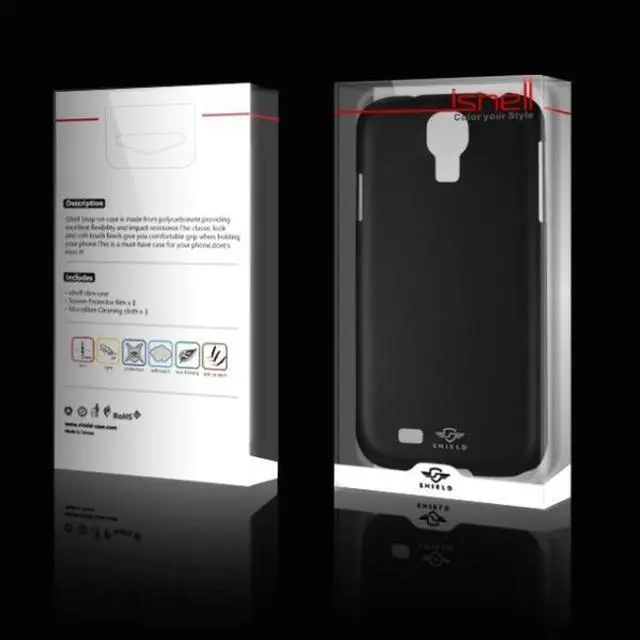 Alt view image 5 of 5 - iShell Classic Black Snap-On Case + High Quality Screen Protector for Samsung Galaxy S4 Model CS-SAM-S4-BK