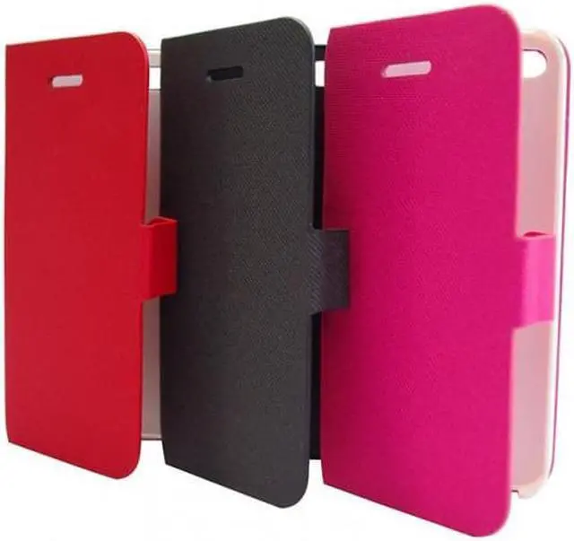 Alt view image 6 of 6 - NEON Drive Black iPhone 5 Flip Cover with Auto-Sleep Function Model IPH5-FLI-BK