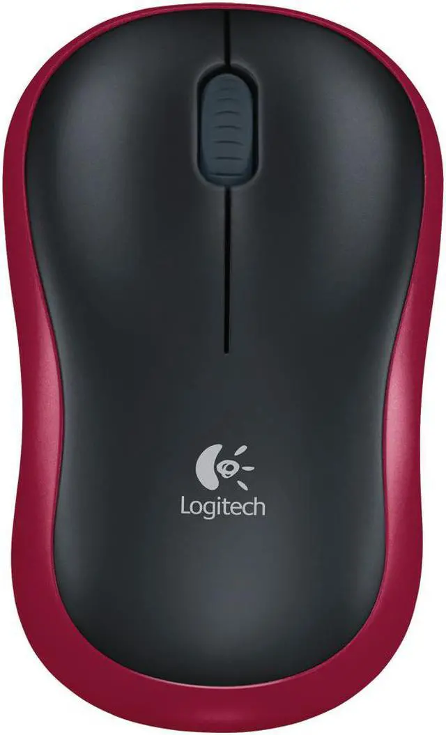 Alt view image 2 of 5 - Logitech M185 Wireless Optical Mouse Red