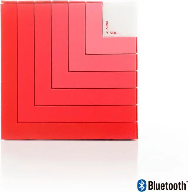 Alt view image 4 of 5 - NGS Roller Cube LED 5W Bluetooth Speaker - Red