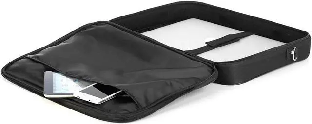 Alt view image 4 of 5 - NGS Passenger - Laptop Sleeve with Handles/Straps - Up to 16" - Black