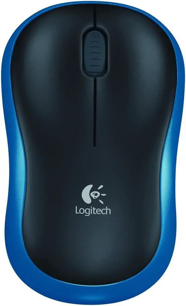 Alt view image 2 of 4 - Logitech M185 Wireless Optical Mouse Blue