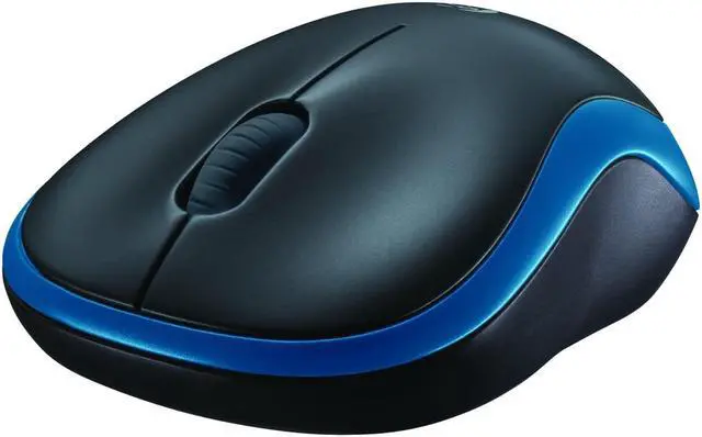 Alt view image 3 of 4 - Logitech M185 Wireless Optical Mouse Blue