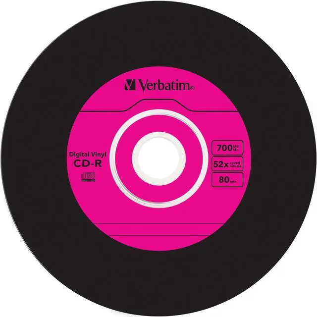 Alt view image 2 of 6 - Verbatim 52X CD-R AZO Data 700MB 10-Pack Slim Jewel Case Box