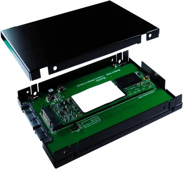 Alt view image 2 of 5 - ZTC Sky 2.5" Enclosure M.2 (NGFF) SSD to SATA III Board Adapter. Multi Size Fit with High Speed 6.0GB/s. Model ZTC-EN006