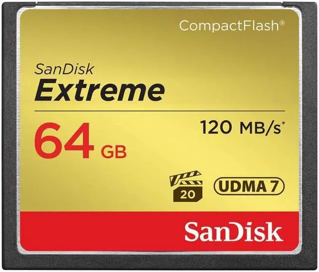 Alt view image 6 of 20 - SanDisk Extreme 64 GB CompactFlash
