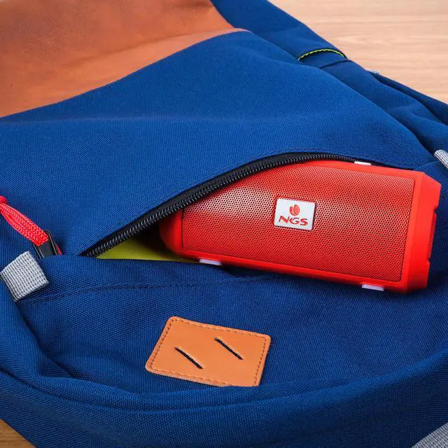 Alt view image 4 of 5 - NGS Roller Tumbler 6W Bluetooth Speaker - Red