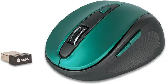 Alt view image 2 of 5 - NGS 2.4GHz Wireless Optical Silent Mouse, 5 Buttons + Scroll Wheel - Evo Mute Blue
