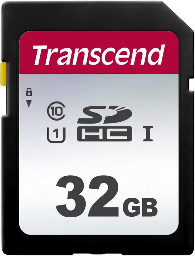 Main image of 32GB Transcend 300S SDHC UHS-I SD Memory Card CL10 95MB/sec