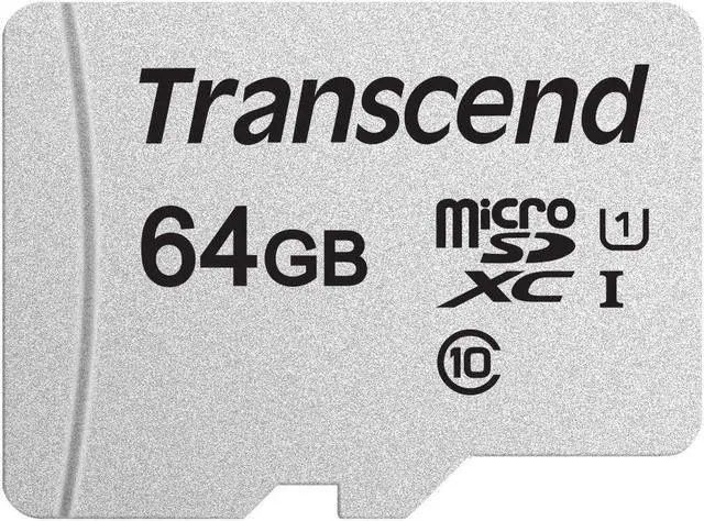 Alt view image 2 of 20 - 64GB Transcend 300S microSDXC UHS-I CL10 Memory Card with SD Adapter 95MB/sec