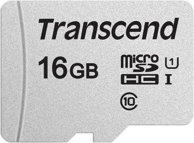 Alt view image 2 of 16 - 16GB Transcend 300S microSDHC UHS-I CL10 Memory Card with SD Adapter 95MB/sec