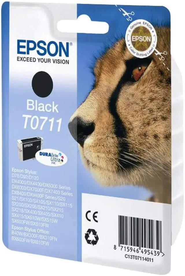 Alt view image 2 of 2 - EPSON C13 T07114010 BLACK