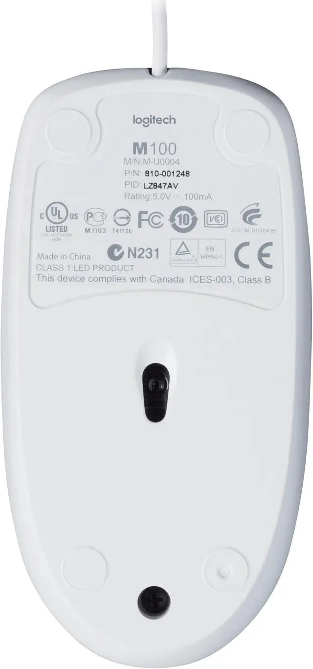 Alt view image 5 of 6 - MOUSE M100 - WHITE - EMEA