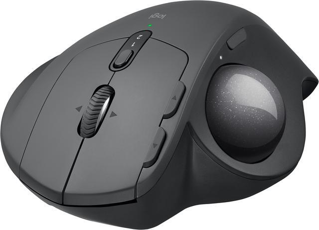 Alt view image 5 of 12 - Logitech MX Ergo RF Wireless Bluetooth Mouse - Black