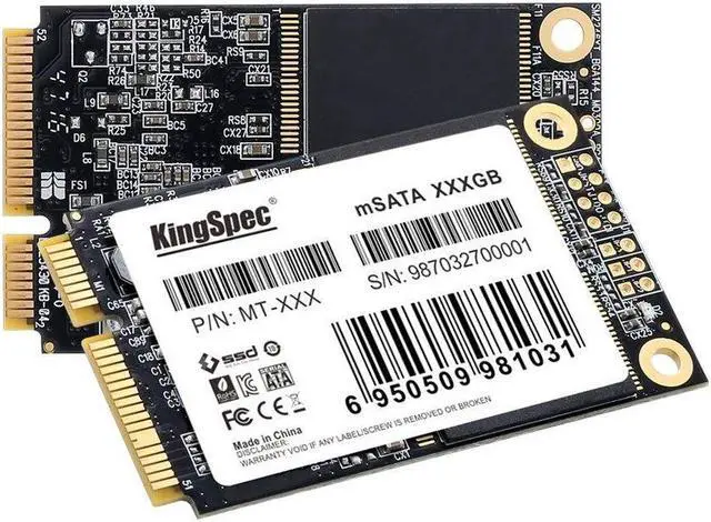 Alt view image 9 of 9 - KingSpec 64GB mSATA MLC SSD (MT-64)