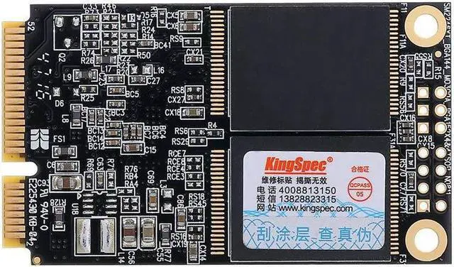 Alt view image 7 of 9 - KingSpec 64GB mSATA MLC SSD (MT-64)