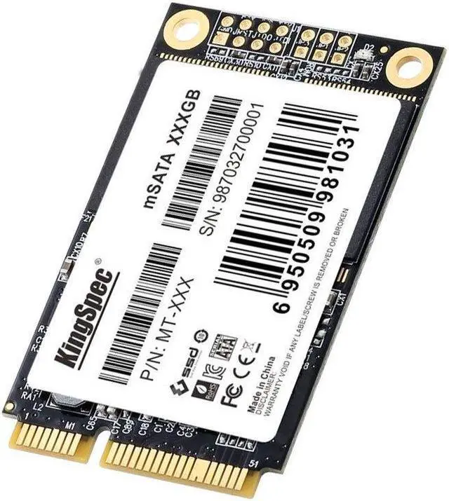 Alt view image 6 of 9 - KingSpec 64GB mSATA MLC SSD (MT-64)