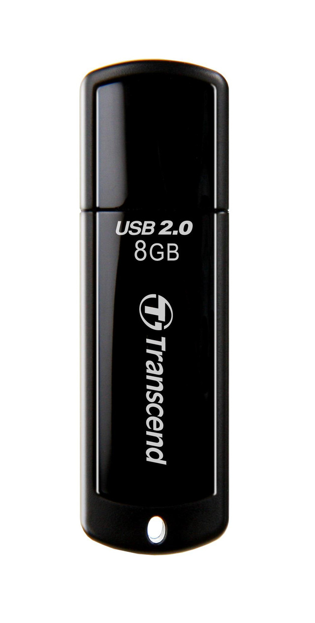 Clé USB Transcend JetFlash 350 8 Go - USB 2.0 - Compacte Et Fiable - Pour PC, Mac, Ordinateurs Portables