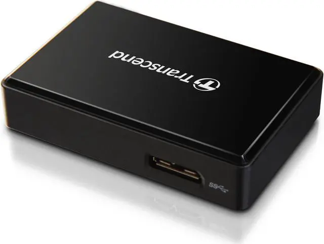 Alt view image 2 of 17 - Transcend RDF8 USB3.1 Gen 1 All-In-One Multi Card Reader Black