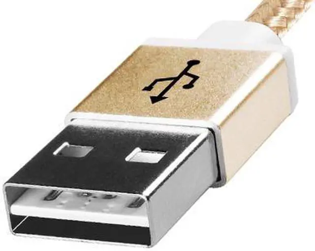 Alt view image 3 of 5 - AData Android USB to Micro USB Charging/Sync Cable, 100cm - Gold