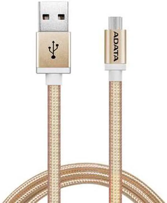 Main image of AData Android USB to Micro USB Charging/Sync Cable, 100cm - Gold