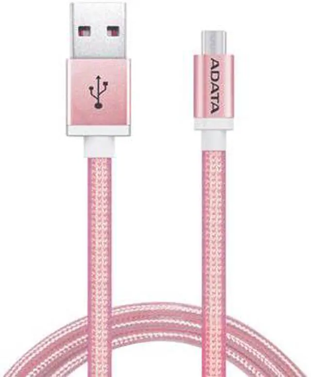 Main image of AData Android USB to Micro USB Charging/Sync Cable, 100cm - Rose Gold
