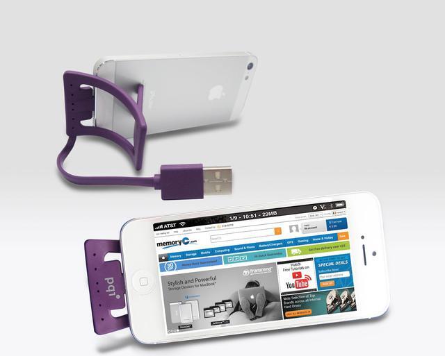 Alt view image 4 of 5 - PQI i-Cable BLUE charge & Sync with Lightning connector 90 cm