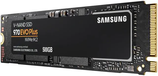 Alt view image 3 of 15 - 500GB Samsung 970 EVO Plus M.2 Internal Solid State Drive