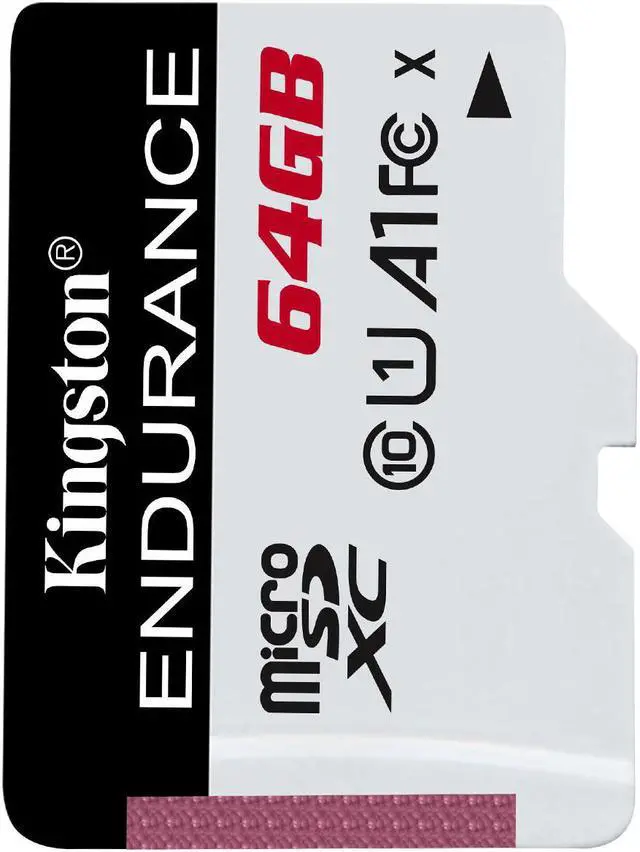 Alt view image 5 of 12 - Kingston High Endurance 64 GB Class 10/UHS-I U1 microSDXC 1 Pack SDCE64GB