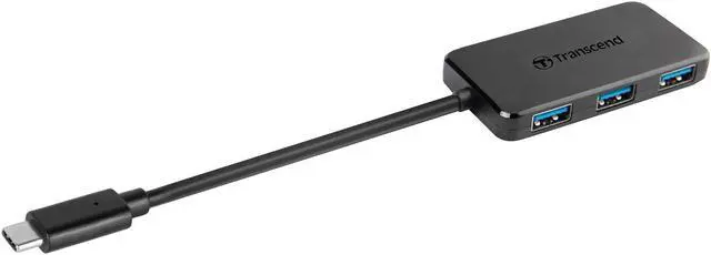 Alt view image 5 of 15 - Transcend USB Type-C 4-Port Hub USB3.1 Gen 1