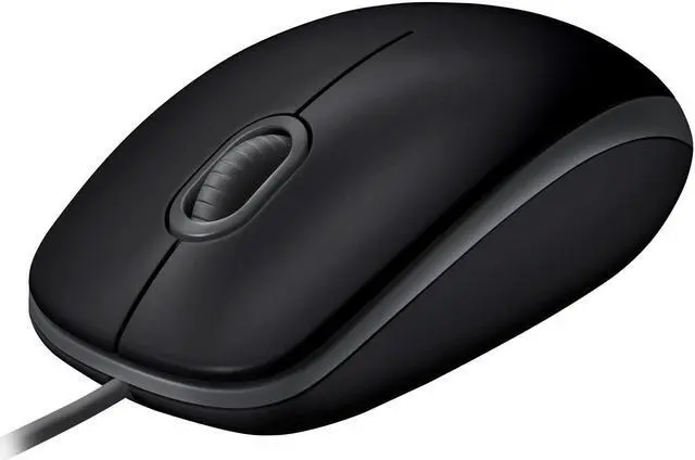 Alt view image 2 of 6 - Logitech B110 Silent Wired Mouse - Black