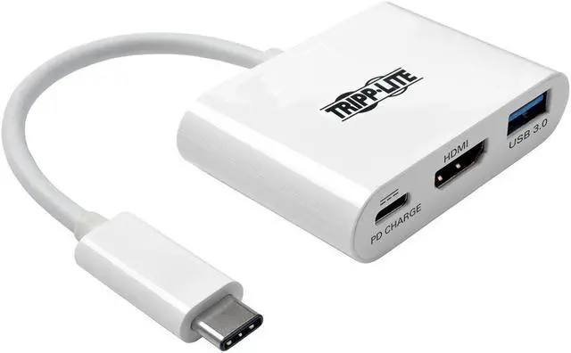 Alt view image 7 of 20 - Tripp Lite USB C to HDMI Multiport Adapter Converter Hub USB Type C to HDMI (U444-06N-H4U-C)