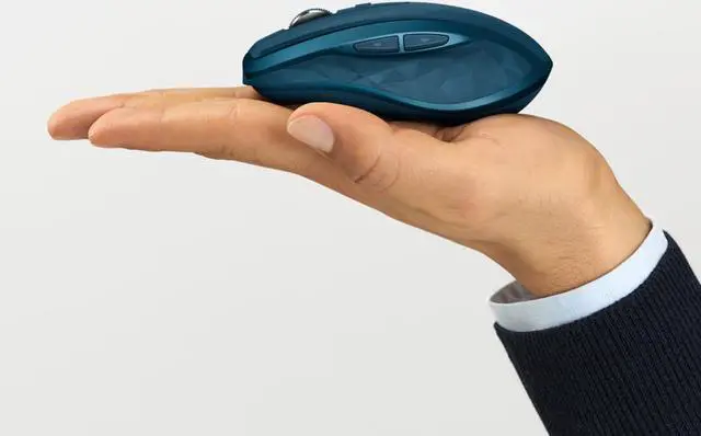 Alt view image 4 of 5 - Logitech MX Anywhere 2S Wireless Bluetooth Mouse - Blue