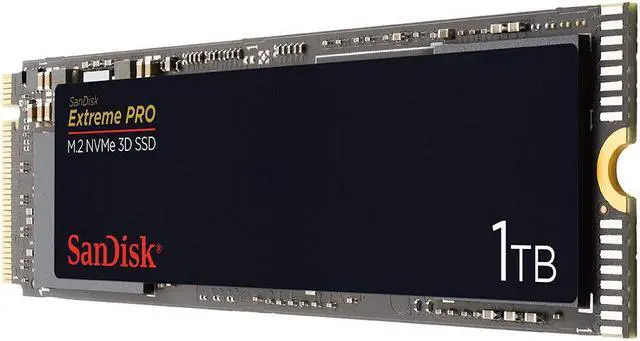 Alt view image 7 of 20 - SanDisk Extreme PRO M.2 PCIe NVMe 3D 1TB Internal Solid State Drive (SDSSDXPM2-1T00-G25)
