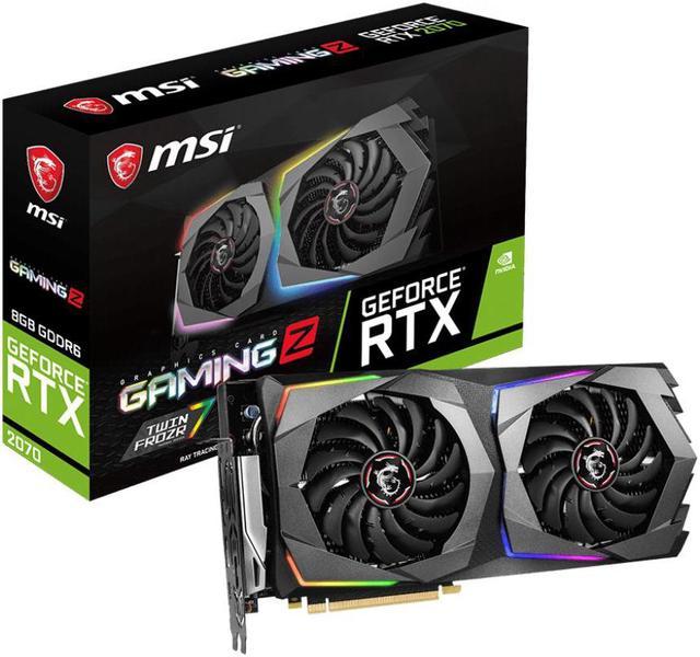 MSI GeForce RTX 2070 Gaming Z 8GB GDDR6 Graphics Card GPUs Graphics Cards -