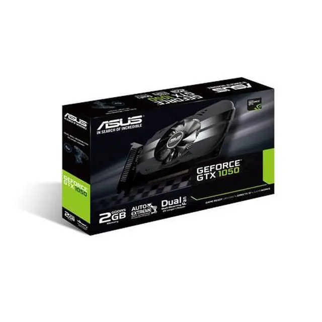 Alt view image 2 of 5 - Asus PH-GTX1050-2G GeForce GTX 1050 2GB GDDR5 Graphics Card