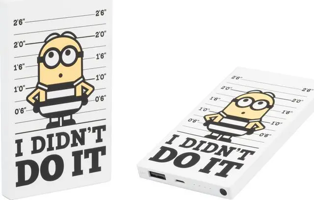 Alt view image 3 of 5 - Tribe 4000mAh Minions Jail Time Dave Power Bank