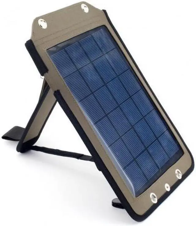 Alt view image 2 of 5 - NEON Portable Solar Charger and Battery Pack. USB Cable and 6 tips supplied, allow users to use their own USB Cables 830mA Model NEO-YG-050