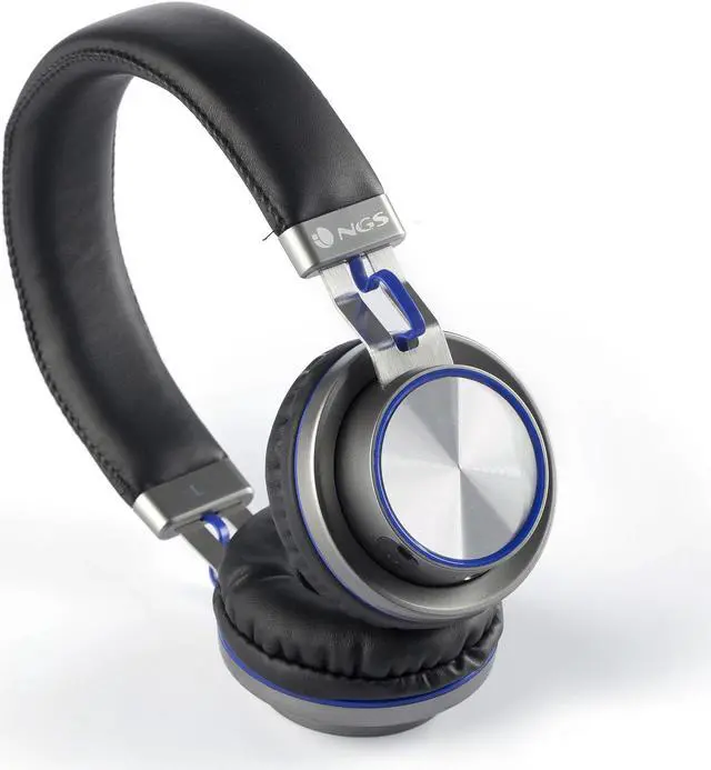 Alt view image 9 of 9 - NGS Artica Patrol Bluetooth Stereo Headphones - Blue