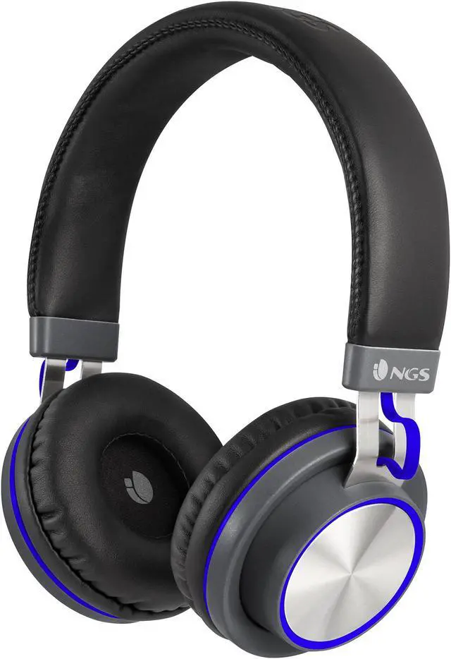 Alt view image 6 of 9 - NGS Artica Patrol Bluetooth Stereo Headphones - Blue