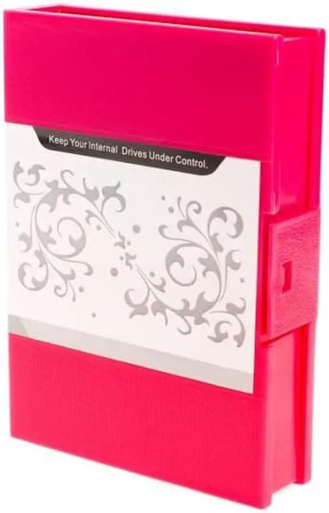 Alt view image 3 of 4 - NEON Hard Protective Storage Case for 3.5" Hard Drives and SSDs. Red Model HDD-CASE-3-RED