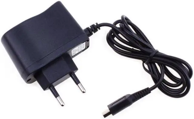 Alt view image 2 of 2 - NEON Mains Charger for Nintendo DSI XL , DSI and 3DS. European 2-pin plug Model DSIXL-CHG-EU