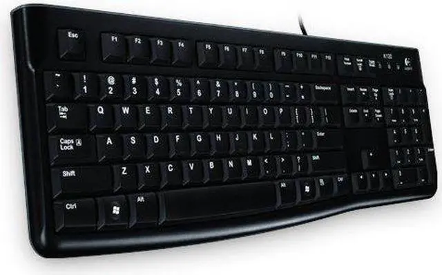 Main image of Logitech K120 920-002516 Black USB Wired Standard Keyboard