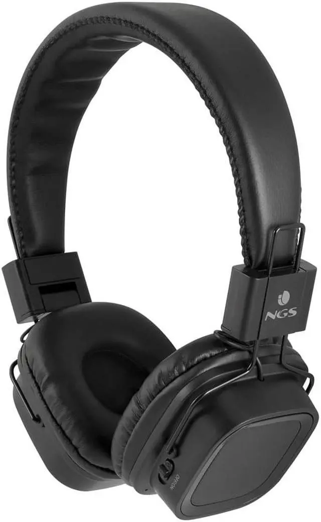 Alt view image 7 of 11 - NGS Artica Jelly Bluetooth Black Stereo Headphones with Micro SD Card Slot Model ARTICAJELLYBLACK