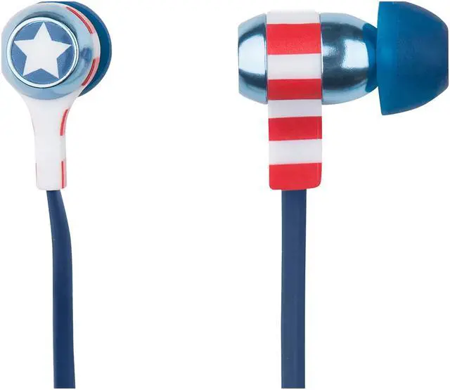 Alt view image 2 of 4 - marvel captain america swing earphones