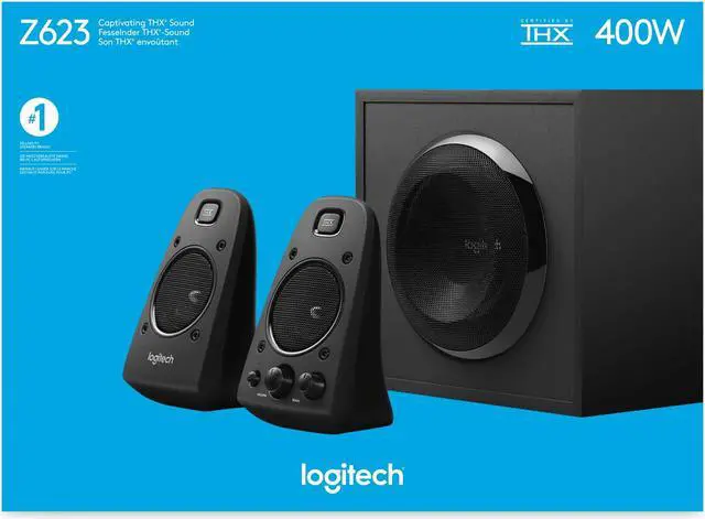 Alt view image 5 of 9 - Logitech Z623 200 Watt Speaker System - Black