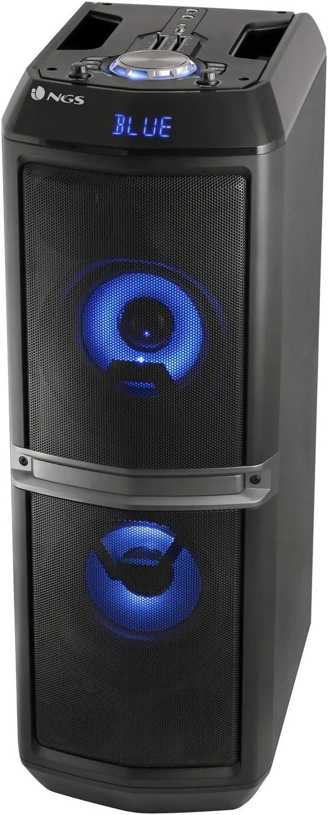 Alt view image 5 of 5 - NGS Skyhome 200W Wireless BT Double Subwoofer Sound System