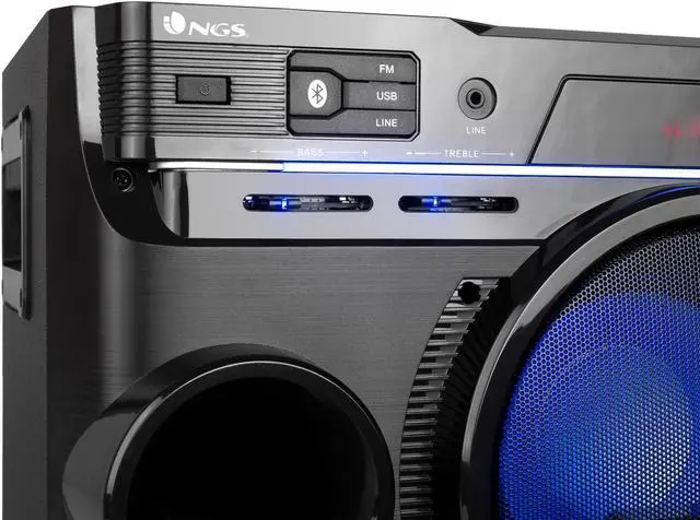 Alt view image 4 of 5 - NGS Sky Rider 80W Wireless Premium BT Speaker