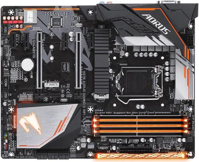 Alt view image 4 of 9 - Gigabyte Intel H370 Aorus Gaming 3 ATX DDR4-SDRAM Motherboard